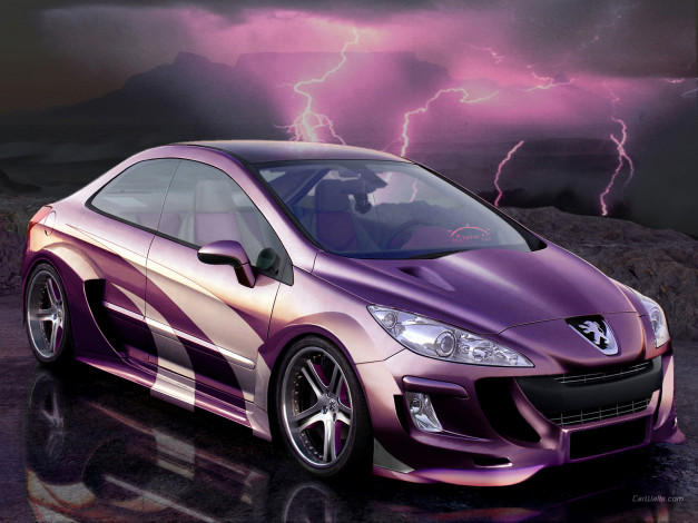 Обои картинки фото автомобили, peugeot