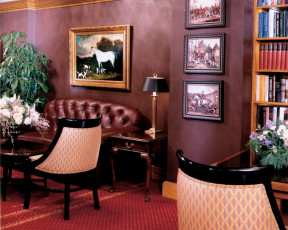 обоя интерьер, кабинет, библиотека, офис