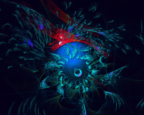 Картинка 3д графика fractal фракталы