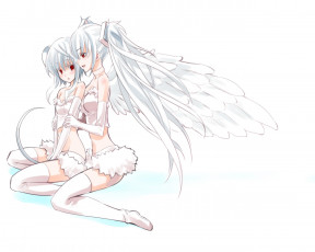 Картинка аниме angels demons