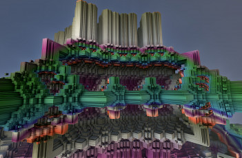 Картинка 3д графика fractal фракталы узор фон