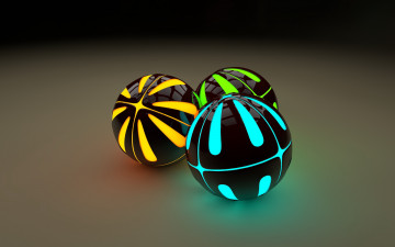Картинка 3д графика шары