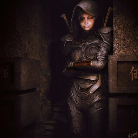 Обои картинки фото 3д, графика, fantasy, фантазия, девушка