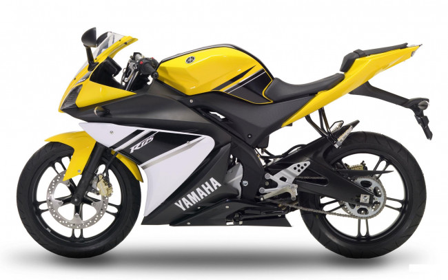 Обои картинки фото мотоциклы, yamaha, yzf-r125
