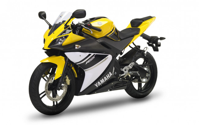 Обои картинки фото мотоциклы, yamaha, yzf-r125