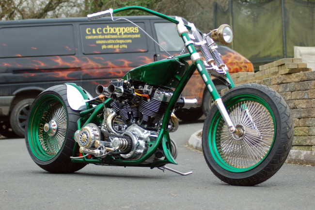 Обои картинки фото мотоциклы, customs, chopper