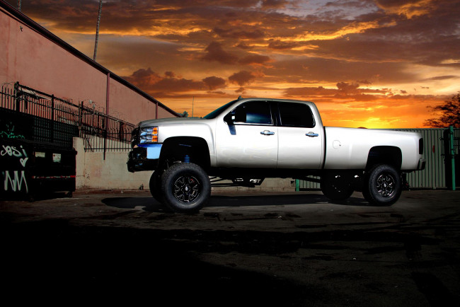 Обои картинки фото автомобили, custom, pick, up, chevy