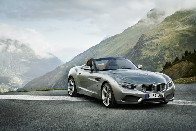 Обои картинки фото 2012, bmw, roadster, zagato, автомобили