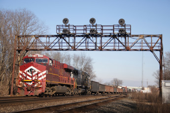 Картинка техника поезда локомотив рельсы состав