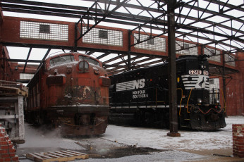 Картинка техника поезда локомотив рельсы состав