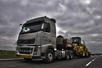 Картинка автомобили volvo+trucks транспортировка тягач седельный