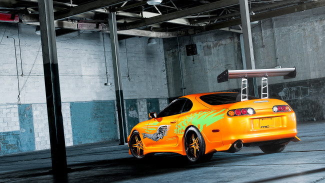 Обои картинки фото автомобили, toyota, супра, авто, фото, supra