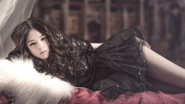 Обои картинки фото девушки, -unsort , азиатки, кукла