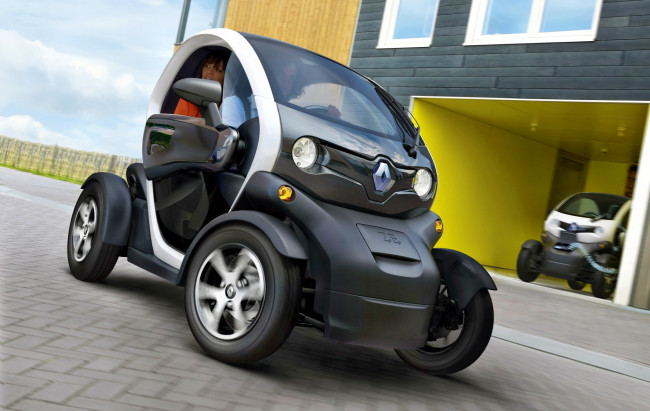 Обои картинки фото renault twizy, автомобили, renault, франция, электроокар