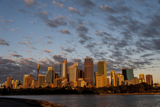 Обои картинки фото города, сидней , австралия, вечер