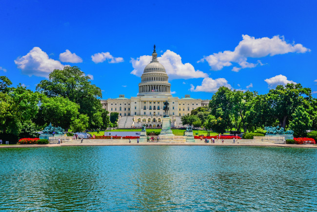 Обои картинки фото города, вашингтон , сша, капитолий