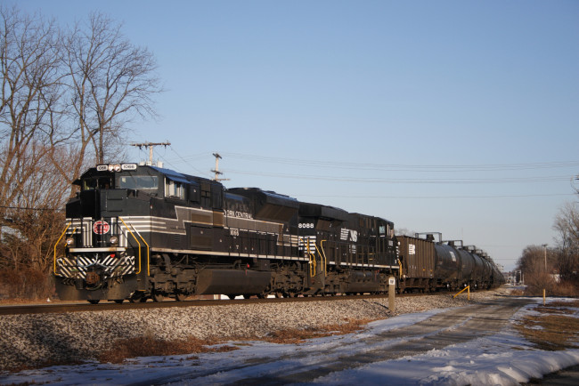 Обои картинки фото техника, поезда, рельсы, локомотив, состав