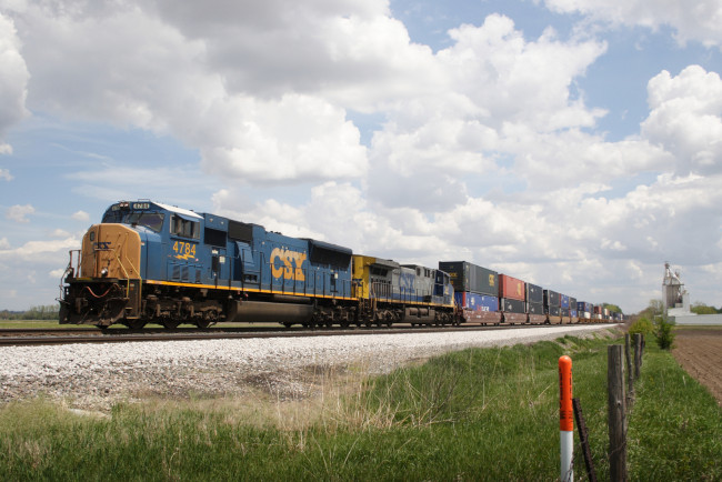 Обои картинки фото техника, поезда, рельсы, локомотив, состав