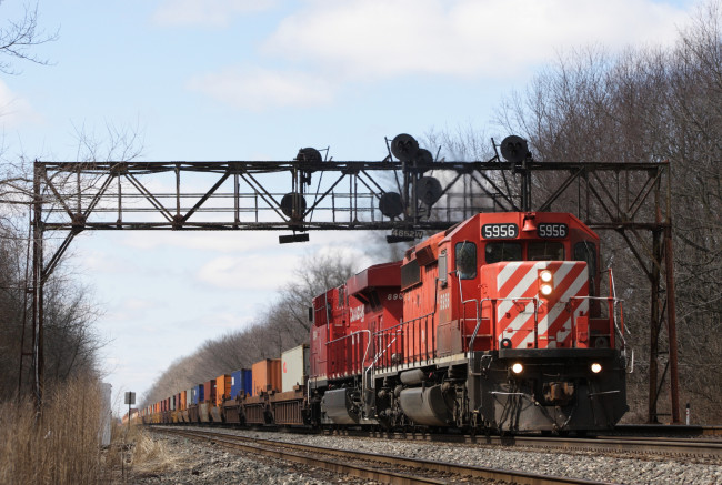 Обои картинки фото техника, поезда, состав, локомотив, рельсы