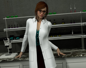 Картинка 3д+графика люди+ people фон взгляд девушка