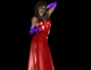 Картинка 3д+графика люди+ people фон взгляд девушка