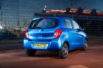 обоя автомобили, suzuki, uk-spec, celerio, синий, 2015г