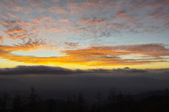 Картинка природа облака takaten закат небо