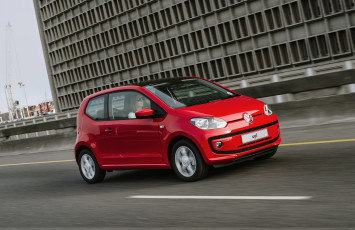 обоя автомобили, volkswagen, 3-door, up, красный, 2015г, za-spec