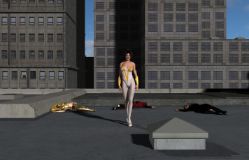 Картинка 3д+графика фантазия+ fantasy взгляд девушка дома фон