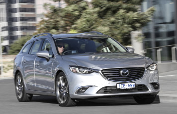 Картинка автомобили mazda au-spec wagon mazda6 светлый 2015г gj