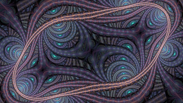 Картинка 3д+графика фракталы+ fractal фон узор цвета