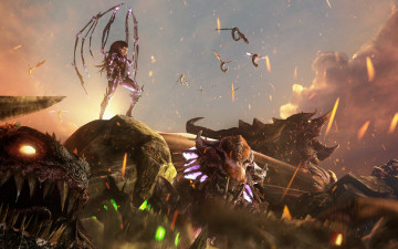 Картинка видео+игры starcraft королева клинков queen of blades sarah louise kerrigan terran zerg