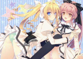 Картинка аниме unknown +другое nishimata aoi yanagase minato tsuki ni yorisou otome no sahou ursule fleur jeanmaire suzuhira hiro