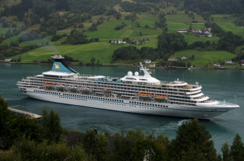 Картинка artania корабли лайнеры круиз лайнер