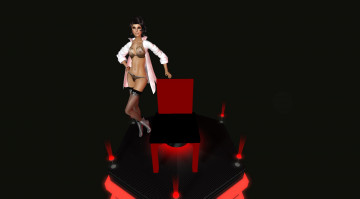 обоя 3д графика, люди , people, фон, взгляд, девушка