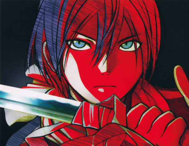 Обои картинки фото аниме, noragami, бог, взгляд, Ято, арт