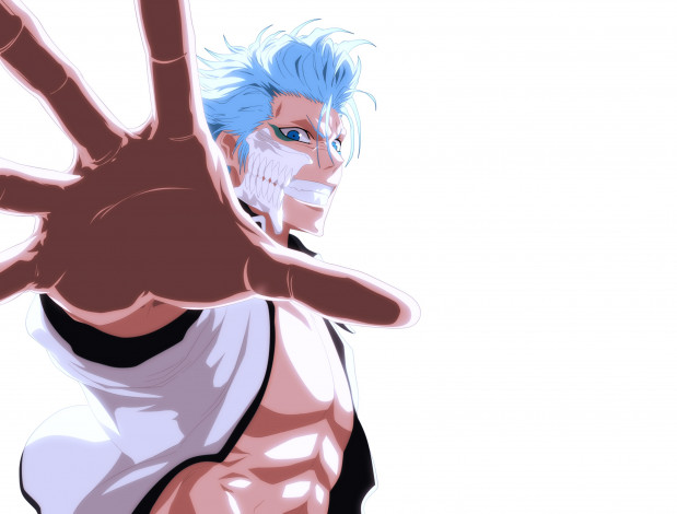 Обои картинки фото аниме, bleach, гримджоу, рука