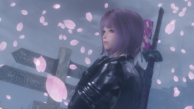 Обои картинки фото 3д графика, фантазия , fantasy, девушка, оружие, фон, взгляд