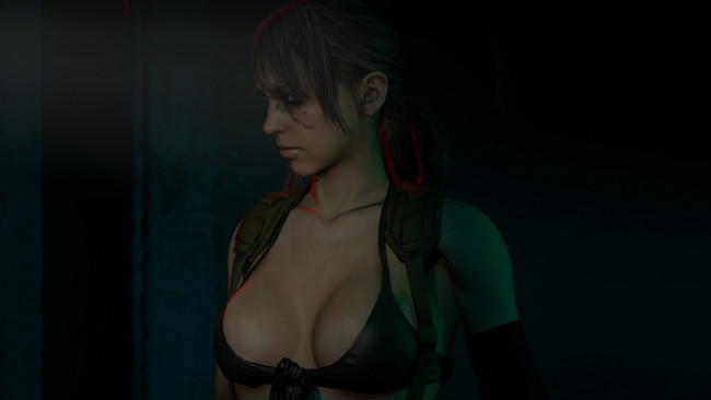 Обои картинки фото 3д графика, люди , people, фон, взгляд, девушка