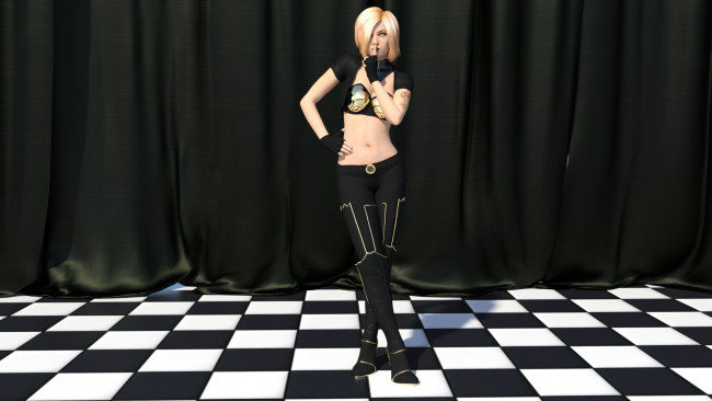 Обои картинки фото 3д графика, люди , people, фон, взгляд, девушка