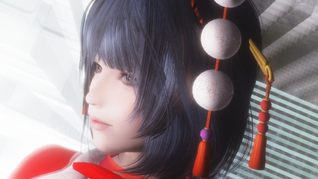 Обои картинки фото 3д графика, портрет , portraits, фон, взгляд, девушка