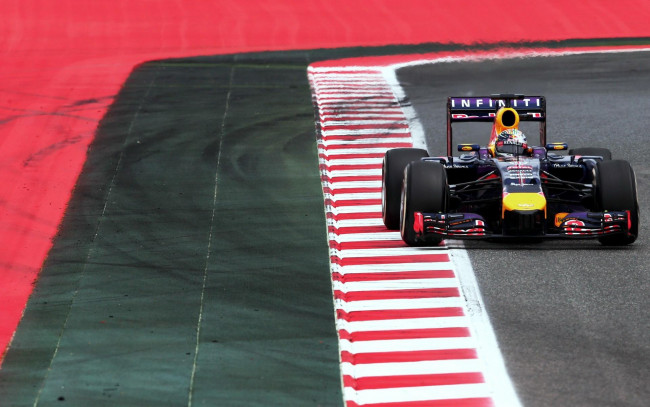 Обои картинки фото спорт, формула 1, формула-1, болид, трасса, поворот