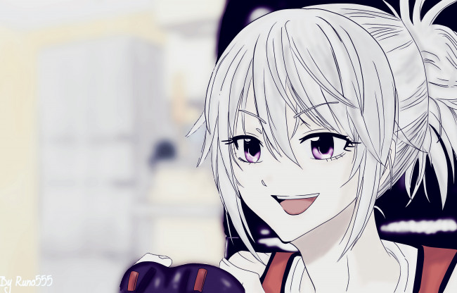 Обои картинки фото аниме, beelzebub, взгляд, арт