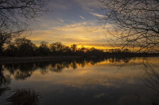 Обои картинки фото природа, восходы, закаты, рассвет