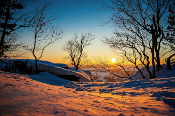 Картинка природа зима простор