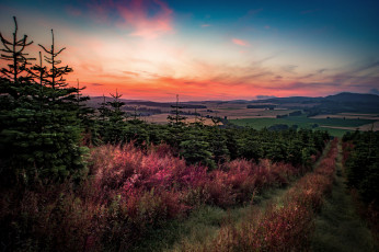 Картинка природа восходы закаты простор