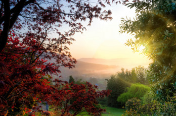 Картинка природа восходы закаты простор