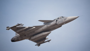 Картинка jas39+gripen авиация боевые+самолёты истребитель