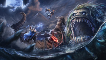 Картинка видео+игры smite онлайн ролевая action