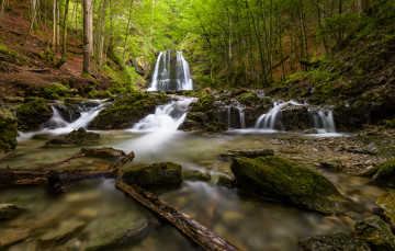 Картинка природа водопады простор